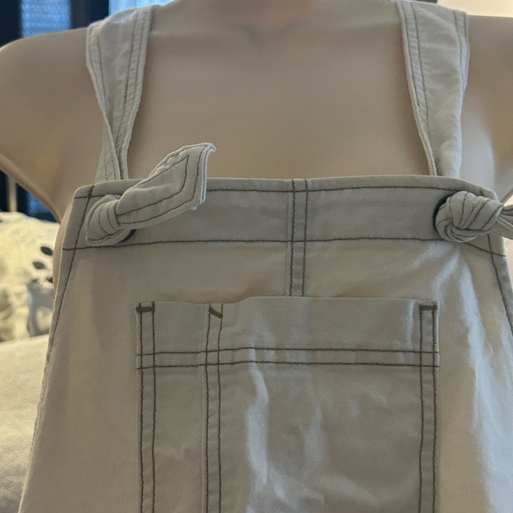 GAP Off-White overalls